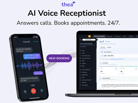 Thea: AI Receptionist screenshot