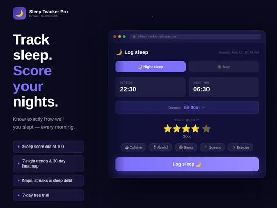 Sleep Tracker Pro screenshot