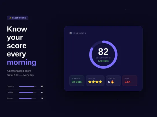 Sleep Tracker Pro screenshot