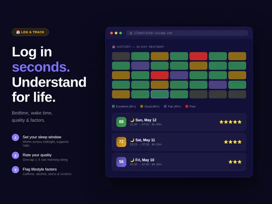Sleep Tracker Pro screenshot