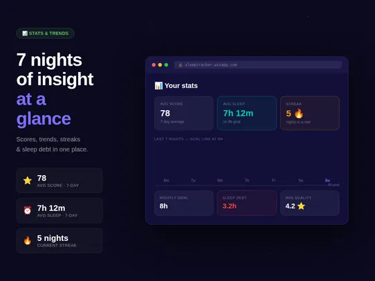 Sleep Tracker Pro screenshot