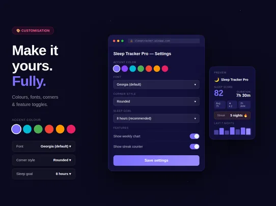 Sleep Tracker Pro screenshot