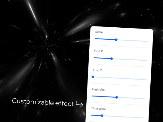 Animated BG: Particles &amp; Space screenshot