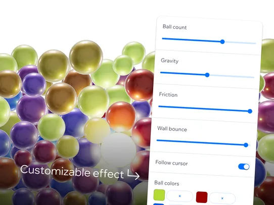 Animated BG: Particles &amp; Space screenshot