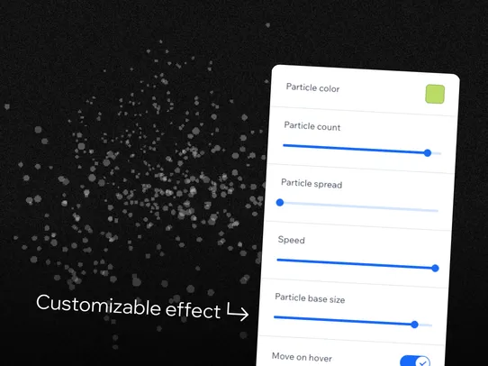 Animated BG: Particles &amp; Space screenshot