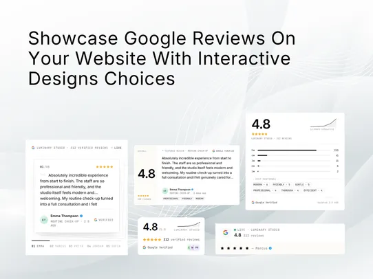 Google AI Reviews screenshot