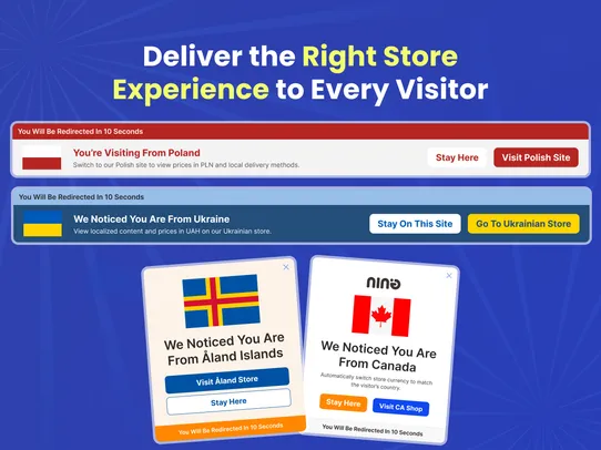 Redirect screenshot