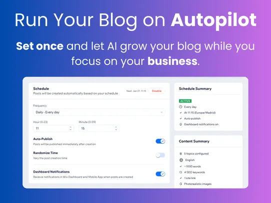 Blog Autopilot: AI Post Writer screenshot