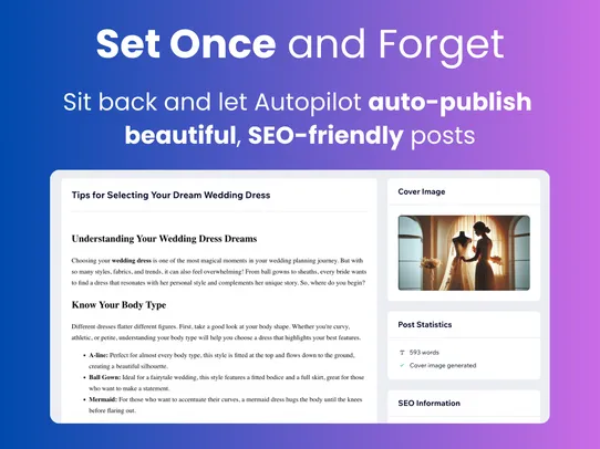 Blog Autopilot: AI Post Writer screenshot