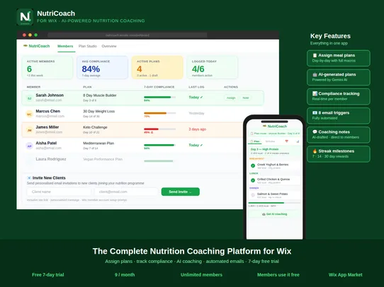 AI Nutrition Coach and Tracker screenshot