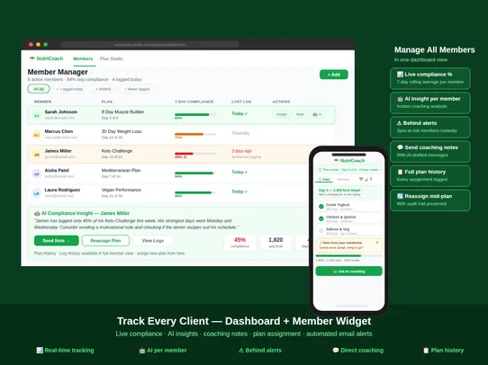 AI Nutrition Coach and Tracker screenshot