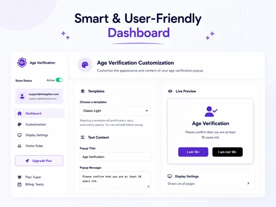 Age Verification screenshot