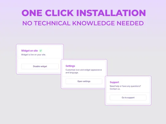 Accessibility Widget AccessEz screenshot