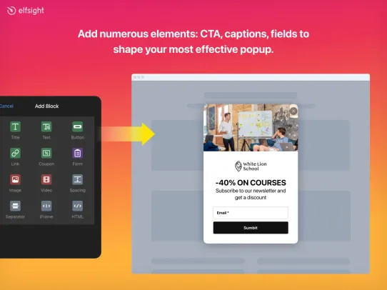 Popup by Elfsight screenshot