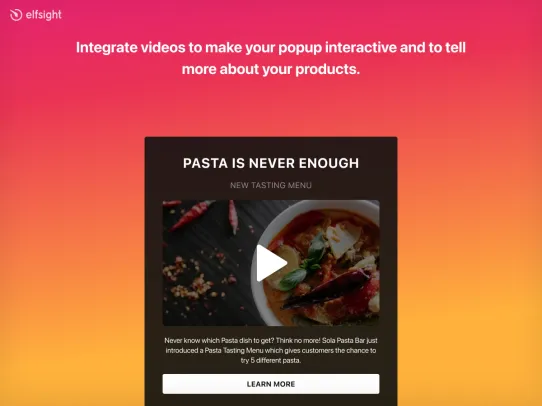 Popup by Elfsight screenshot
