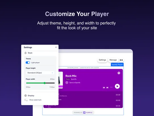 Spotify Stream Player screenshot