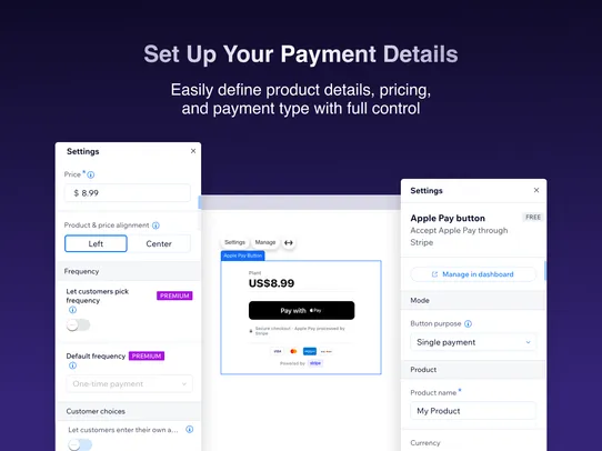 Apple Payment Button screenshot