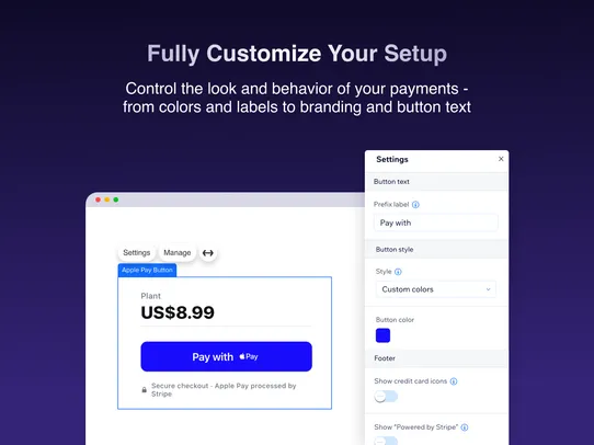 Apple Payment Button screenshot