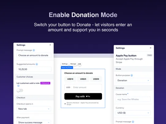 Apple Payment Button screenshot