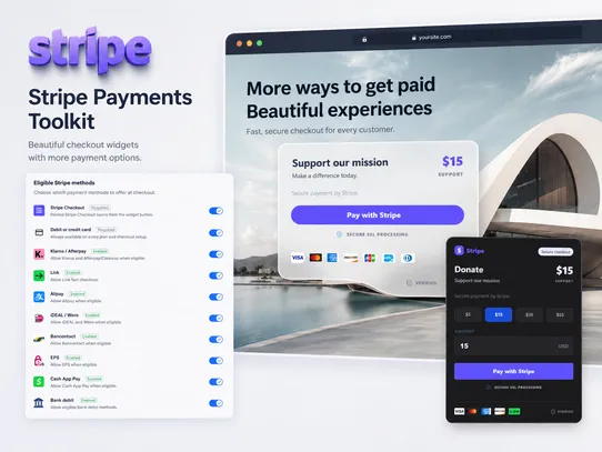 Stripe Payments Toolkit screenshot