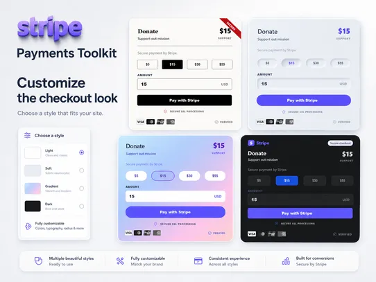 Stripe Payments Toolkit screenshot