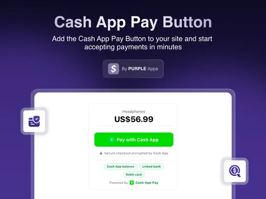 CashApp Payment Button screenshot