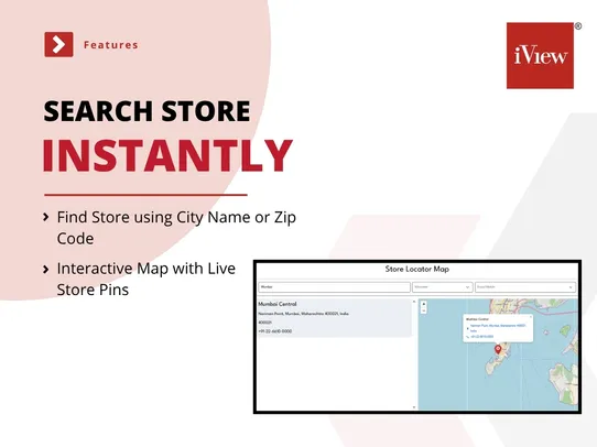 Store Locator Map screenshot