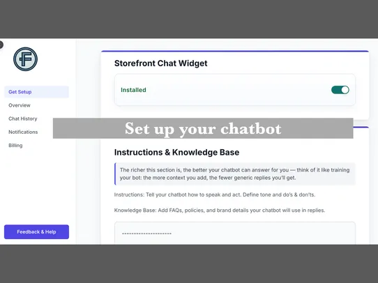 Farnsla AI Chatbot screenshot