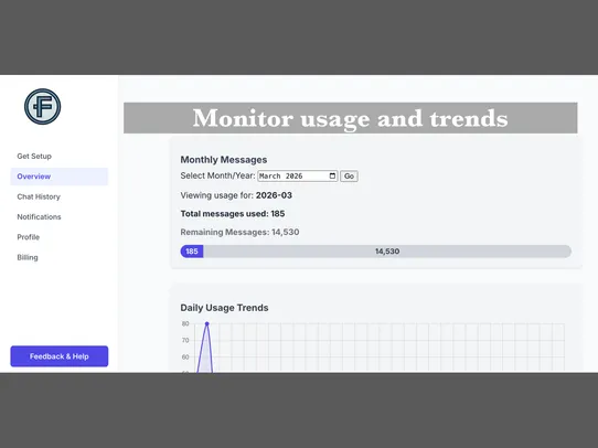 Farnsla AI Chatbot screenshot