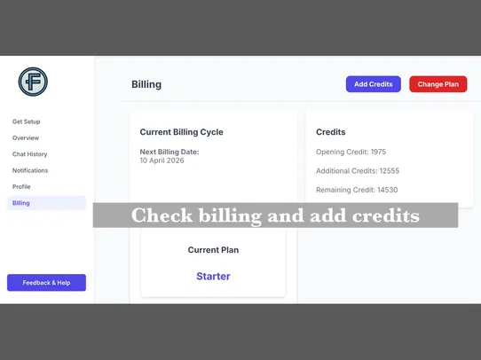 Farnsla AI Chatbot screenshot