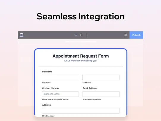 Jotform Form Embed screenshot