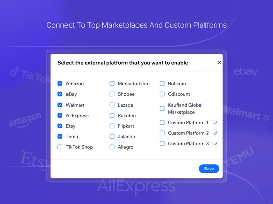 External Buy &amp; Affiliate Links screenshot