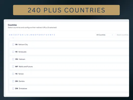 Geo Redirect and Blocker screenshot
