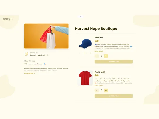 Zeffy Donations &amp; Fundraising screenshot