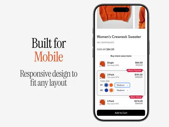 Bundles &amp; Upsells By Cash Cow screenshot