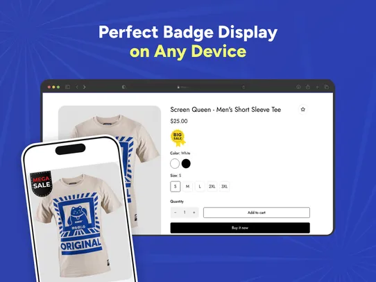 Product Labels &amp; Badges screenshot